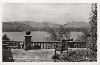 Cumbria Postcard - View From Langdale Chase Hotel   SW10813