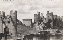 Load image into Gallery viewer, Wales Postcard - Conway Castle and Bridge SW10825

