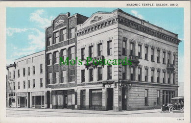 America Postcard - Masonic Temple, Galion, Ohio  SW10510