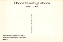Load image into Gallery viewer, Costa Rica Postcard - Cocos Islands Post Office, Moths &amp; Butterflies SW10313
