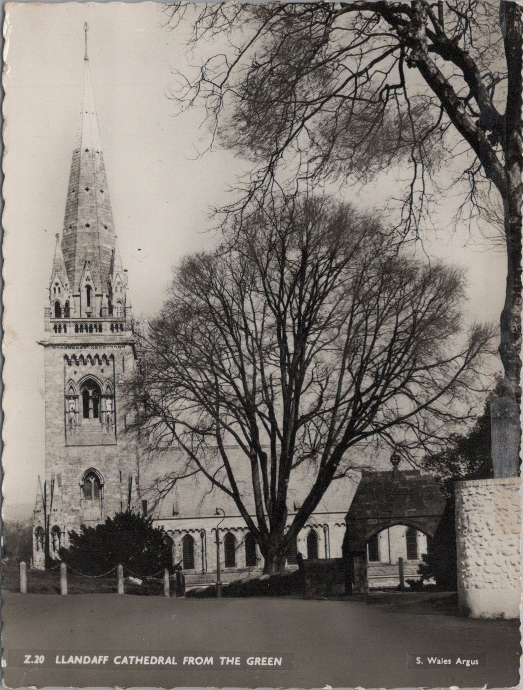 Wales Postcard - Llandaff Cathedral From The Green  SW10318