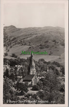 Load image into Gallery viewer, Cumbria Postcard - Ambleside, St Mary&#39;s Church &amp; Wansfell  SW10889
