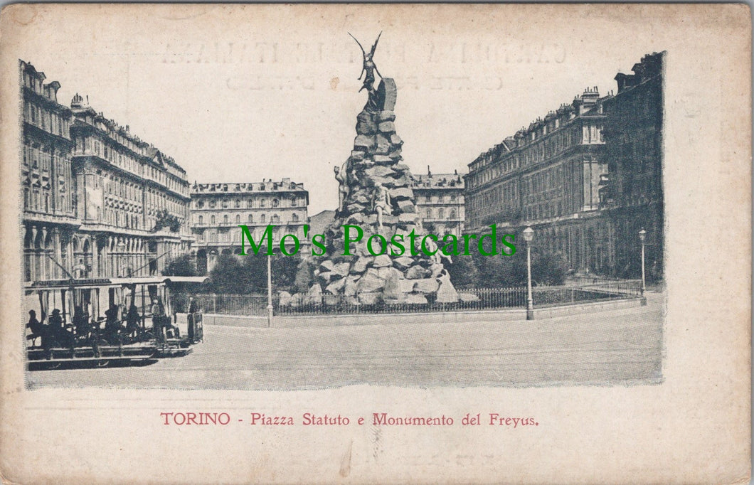 Italy Postcard - Torino, Piazza Statuto e Monumento Del Freyus  SW10895