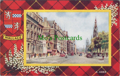 Scotland Postcard - Edinburgh, Princes Street - Wallace  SW10901