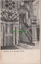 Load image into Gallery viewer, Egypt Postcard - Cairo, Interior of a Mosque  SW10905
