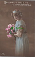 Load image into Gallery viewer, Greetings Postcard - Wishing You All Birthday Joys SW10913
