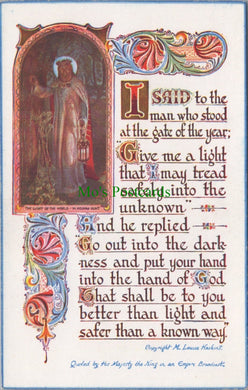 Literature Postcard - Helpful Thoughts Quoted By His Majesty The King SW10927