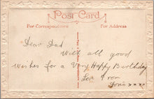 Load image into Gallery viewer, Birthday Greetings Postcard - Loving Wishes To Dear Father  SW10642
