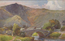 Load image into Gallery viewer, Cumbria Postcard - Grange Bridge, Nr Keswick, Artist H.Gresley SW10654

