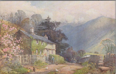 Cumbria Postcard - Shepherd's Cottage, Troutbeck, Artist H.Gresley SW10655