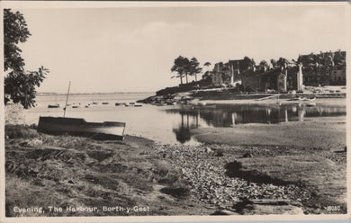 Wales Postcard - Evening, The Harbour, Borth-y-Gest SW10661