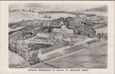 Leicestershire Postcard - Artist's Impression of Mount St Bernard Abbey SW10668