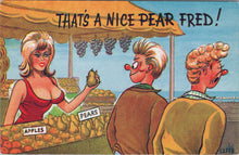 Load image into Gallery viewer, Comic Postcard - Risque / Saucy / Fruit Stall / Seaside SW10689

