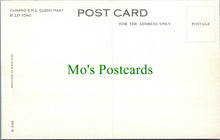 Load image into Gallery viewer, Shipping Postcard - Cunard R.M.S.Queen Mary at New York SW10403
