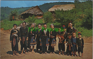 Thailand Postcard - Village of Meao (Hill Tribe), Doi Suthep Chiengmai SW10475