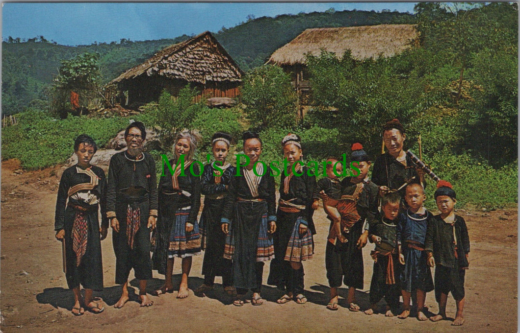 Thailand Postcard - Village of Meao (Hill Tribe), Doi Suthep Chiengmai SW10475