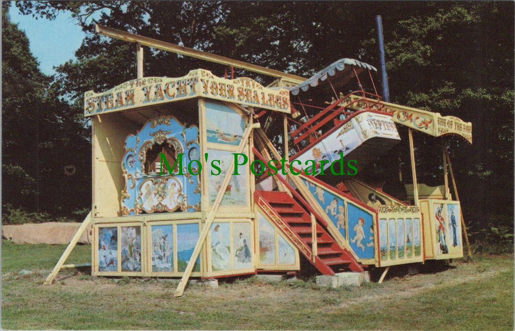 Fairground Postcard - Steam Yacht Neptune, Hollycombe, Liphook SW10485