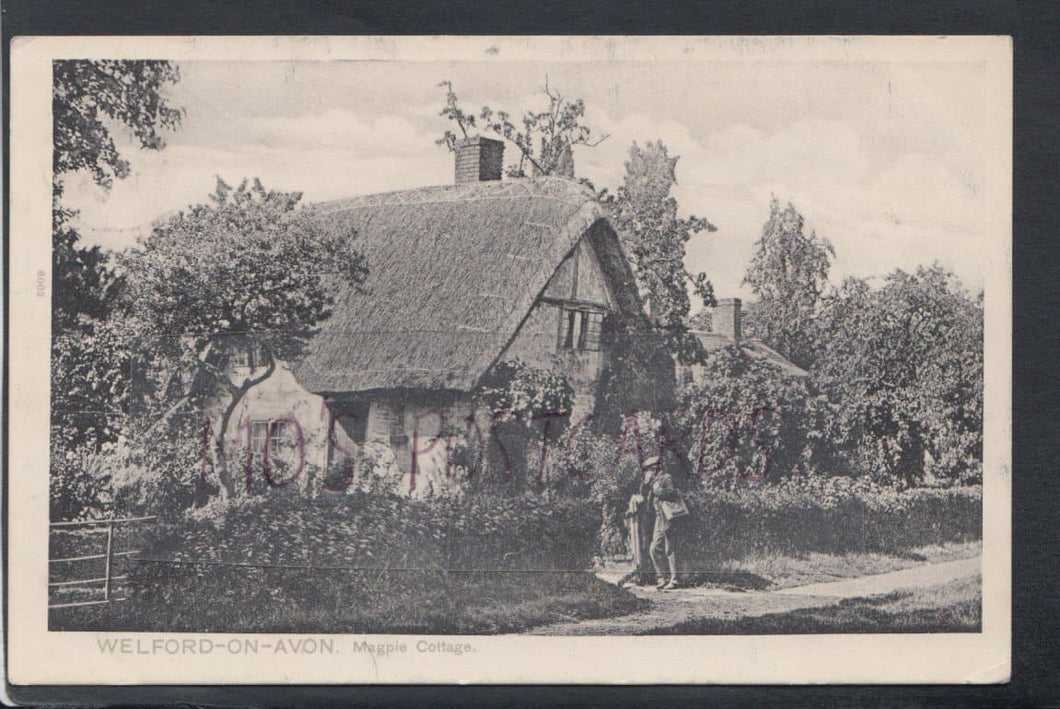 Warwickshire Postcard - Magpie Cottage, Welford-On-Avon, 1906 - Mo’s Postcards 