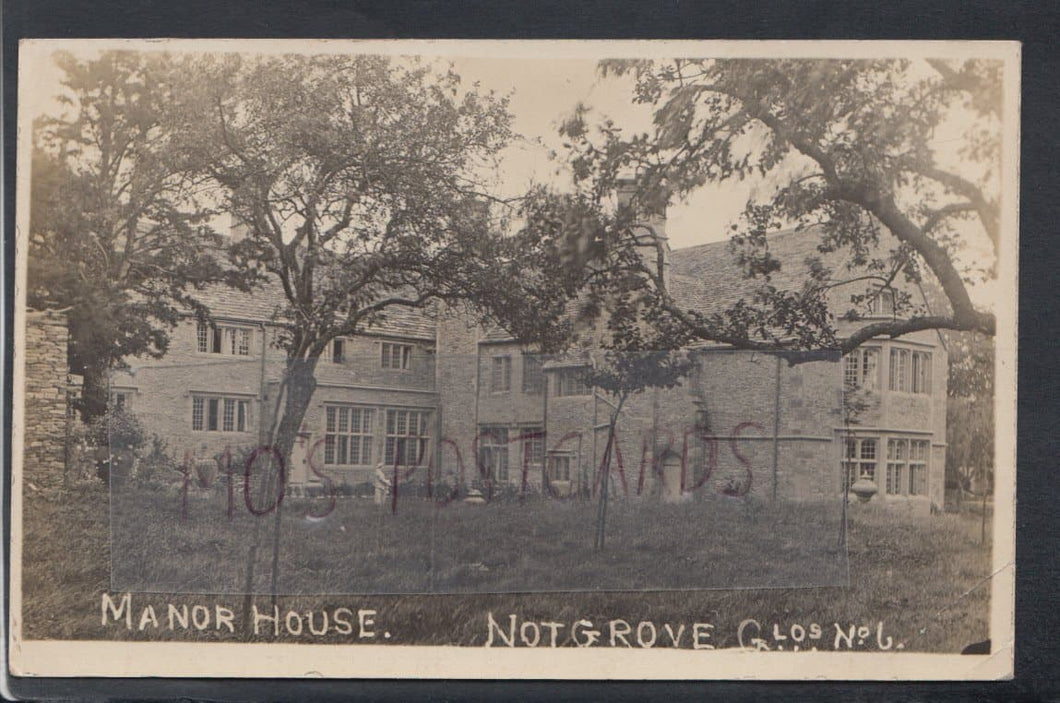 Gloucestershire Postcard - Manor House, Notgrove - Mo’s Postcards 