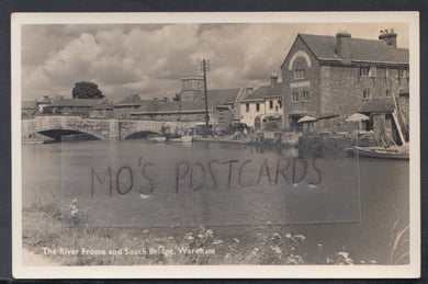 Dorset Postcard - The River Frome and South Bridge, Wareham - Mo’s Postcards 