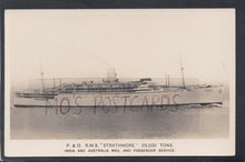 Load image into Gallery viewer, Shipping Postcard - P &amp; O. R.M.S &quot;Strathmore, India &amp; Australia Mail &amp; Passenger Service - Mo’s Postcards 
