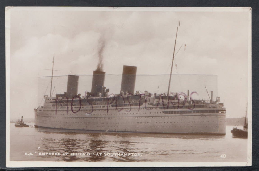 Shipping Postcard - S.S.