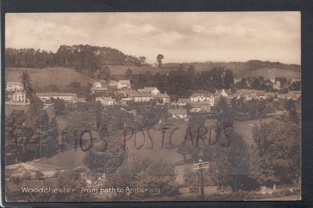 Gloucestershire Postcard - Woodchester From Path To Amberley, 1914 - Mo’s Postcards 