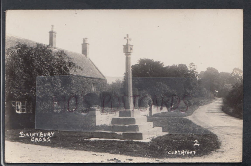 Gloucestershire Postcard - View of Saintbury Cross - Mo’s Postcards 