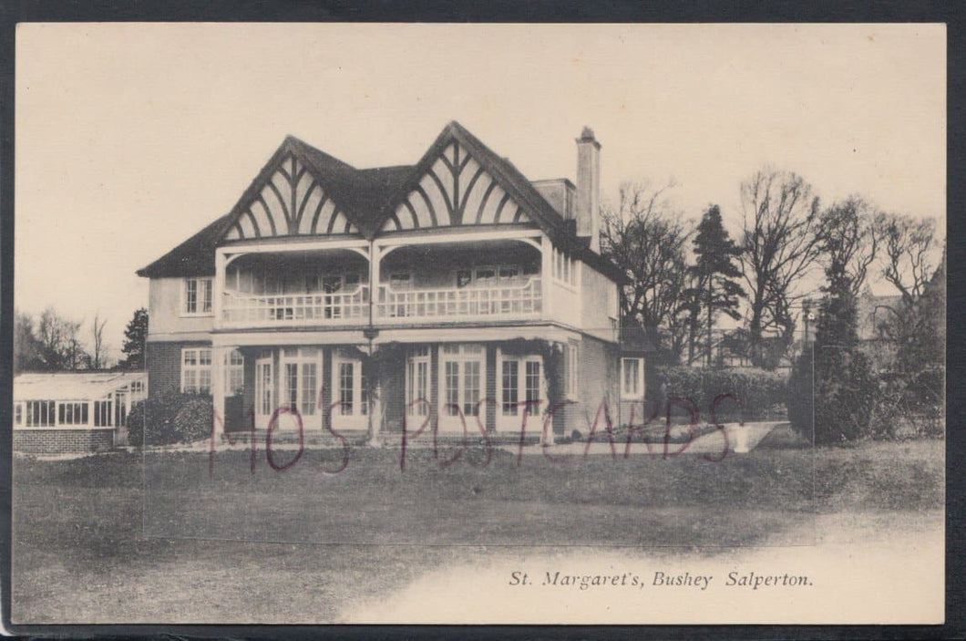 Hertfordshire Postcard - St Margaret's, Bushey Salperton - Mo’s Postcards 