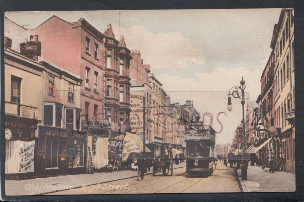 Gloucestershire Postcard - Cheltenham High Street - Mo’s Postcards 