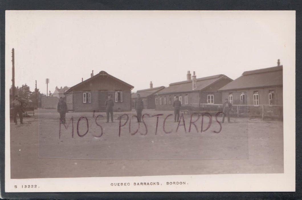 Military Postcard - Quebec Barracks, Bordon, Hampshire - Mo’s Postcards 