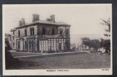 Lancashire Postcard - Mossley Town Hall, 1930 - Mo’s Postcards 