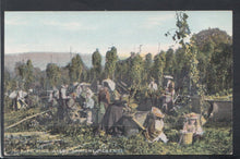 Load image into Gallery viewer, Kent Postcard - Hop Picking - A Set of Home Pickers - Mo’s Postcards 
