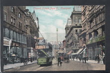 Load image into Gallery viewer, Lancashire Postcard - Church Street From East, Liverpool - Mo’s Postcards 
