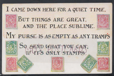 Hobbies Postcard - Greetings / Stamps / Purse - Mo’s Postcards 