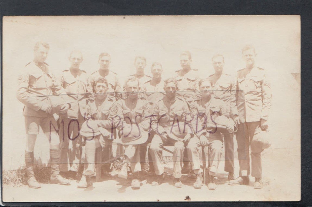 Military Postcard - Group of British Soldiers - Mo’s Postcards 
