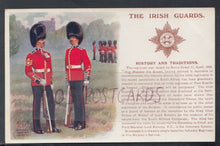 Load image into Gallery viewer, Military Postcard - The Irish Guards - History and Traditions - Mo’s Postcards 
