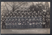 Load image into Gallery viewer, Military Postcard - Corporals Guards&#39; Depot, Caterham. October 1910 - Mo’s Postcards 
