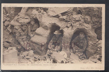 Load image into Gallery viewer, Military Postcard - &quot;Tommy&quot; at Home in German Dug-Outs - Mo’s Postcards 
