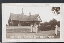 Load image into Gallery viewer, Scotland Postcard - West Lodge, Dundas, South Queensferry - Mo’s Postcards 

