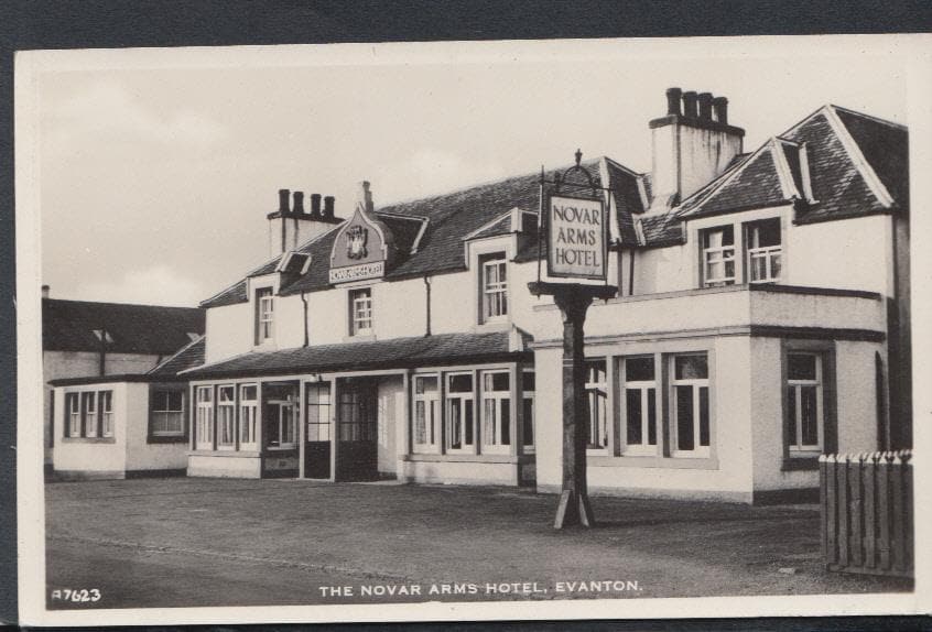 Scotland Postcard - The Novar Arms Hotel, Evanton - Mo’s Postcards 