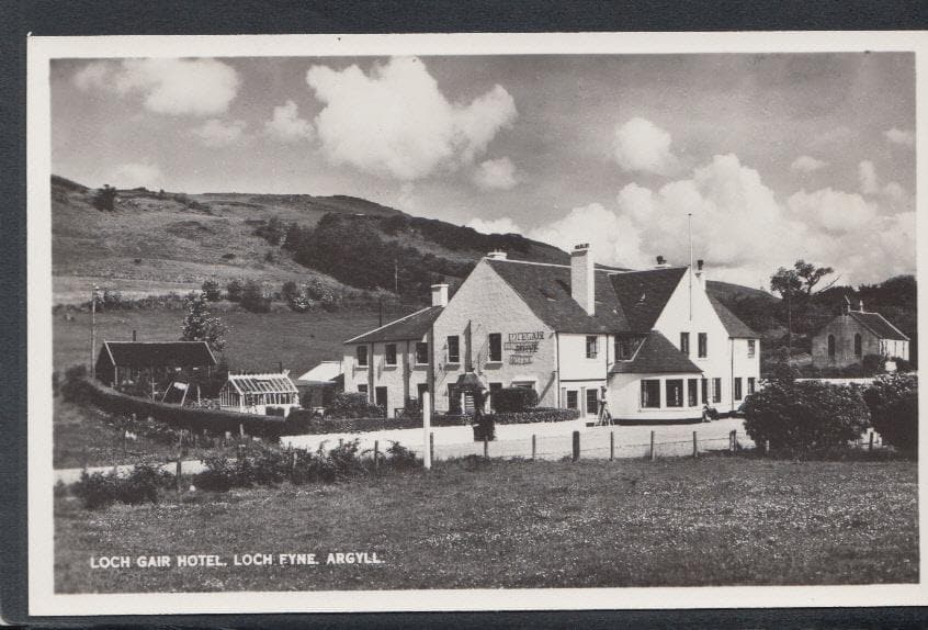 Scotland Postcard - Loch Gair Hotel, Loch Fyne, Argyll - Mo’s Postcards 