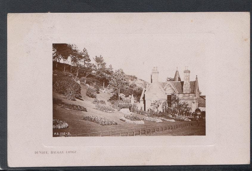 Scotland Postcard - Dundee - Balgay Lodge - Mo’s Postcards 