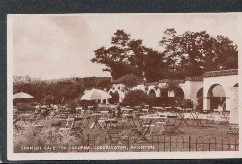 Devon Postcard - Spanish Cafe Tea Gardens, Goodrington, Paignton, 1951 - Mo’s Postcards 