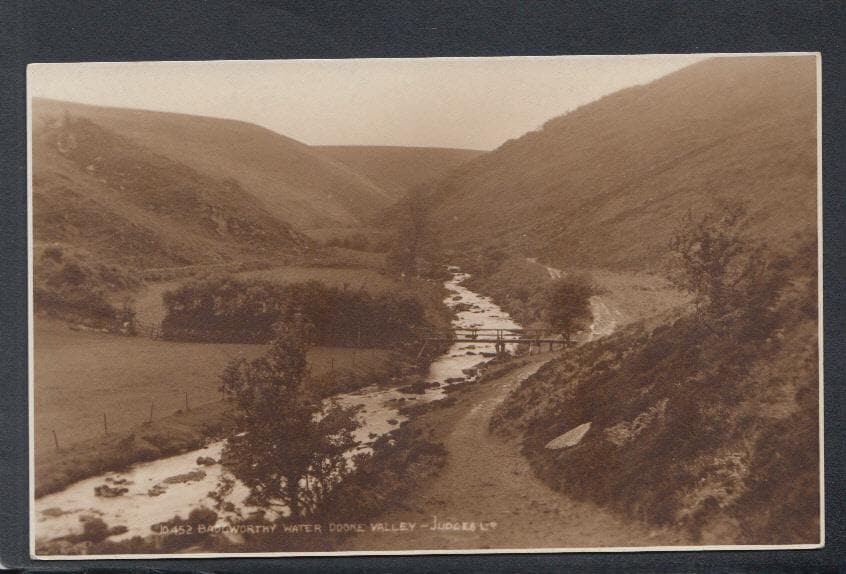 Devon Postcard - Badgworthy Water, Doone Valley - Mo’s Postcards 