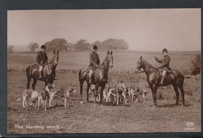 Fox Hunting Postcard - The Hunting Morn - Mo’s Postcards 