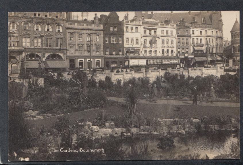 Dorset Postcard - The Gardens, Bournemouth - Mo’s Postcards 