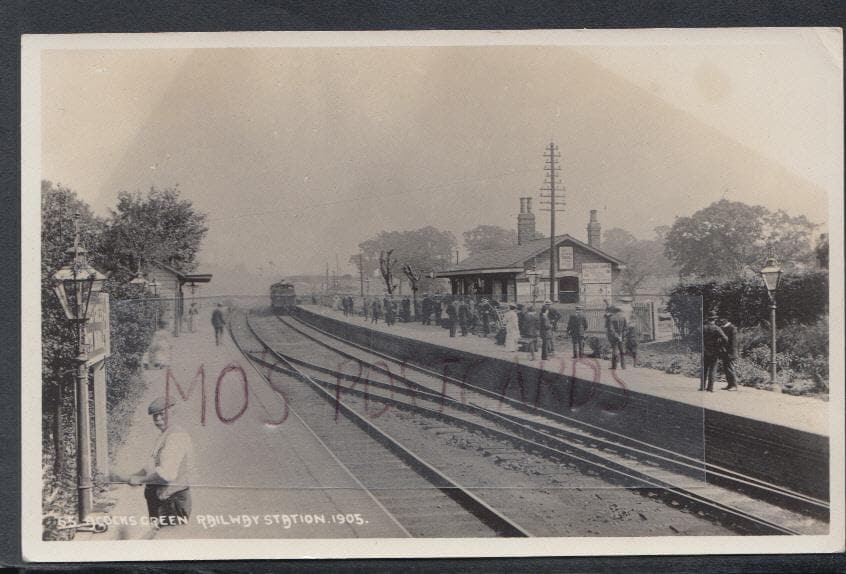 Warwickshire Postcard - Acocks Green Railway Station, Birmingham - Mo’s Postcards 
