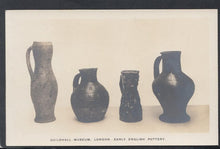 Load image into Gallery viewer, Museum Postcard - Guildhall Museum, London - Early English Pottery - Mo’s Postcards 
