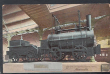 Load image into Gallery viewer, Railway Postcard - Trains - The Old Locomotive, Central Station, Newcastle - Mo’s Postcards 
